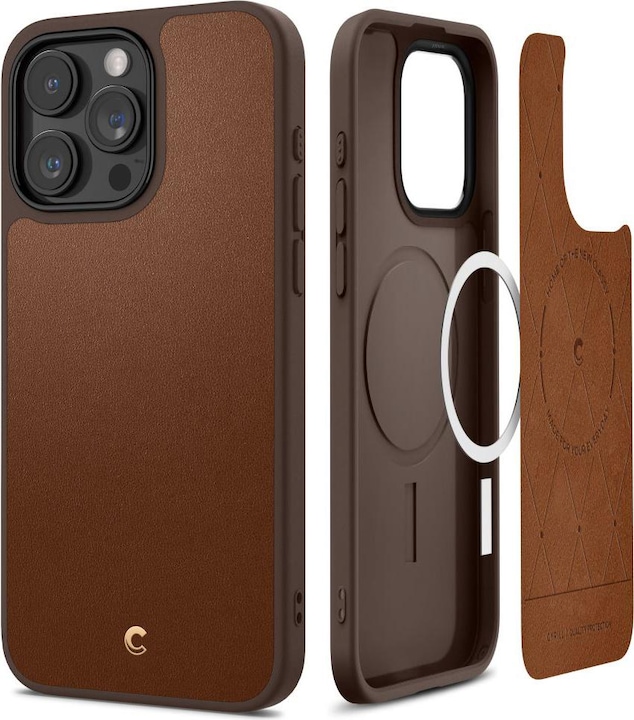 Produktbild Cyrill Kajuk MAG iPhone 15 Pro 6.1" Magsafe saddle brown ACS06771 (Apple iPhone 15 Pro)