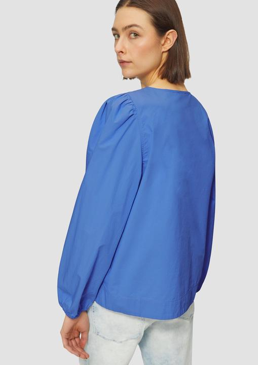 Produktbild S.Oliver Bluse Verspielte Popeline-Bluse mit Schleifen und Puffärmeln (38)