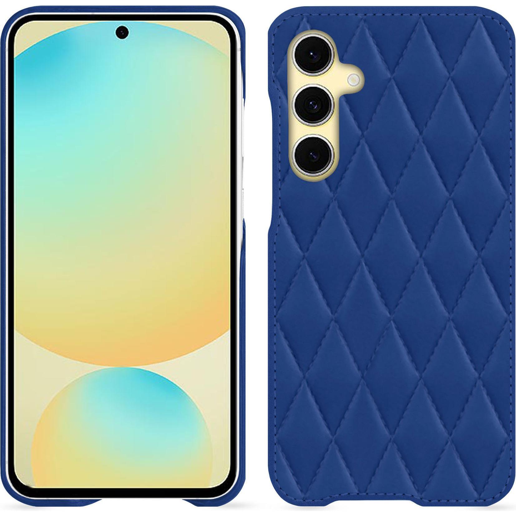 Noreve Lederschutzhülle (Samsung Galaxy S24 FE), Smartphone Hülle, Blau