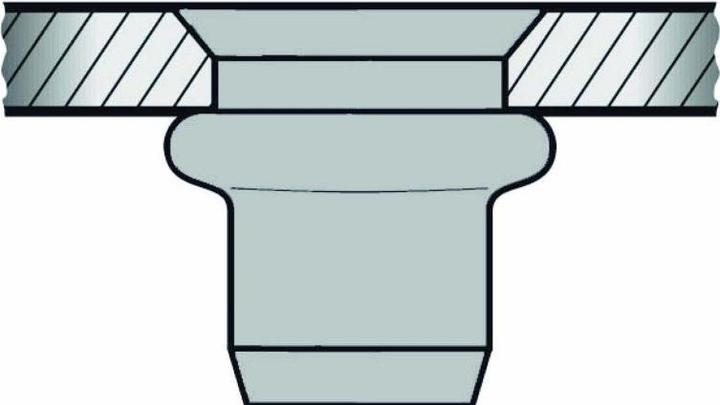 Produktbild Gesipa Blindnietmuttern M6 9x17,0 Alu