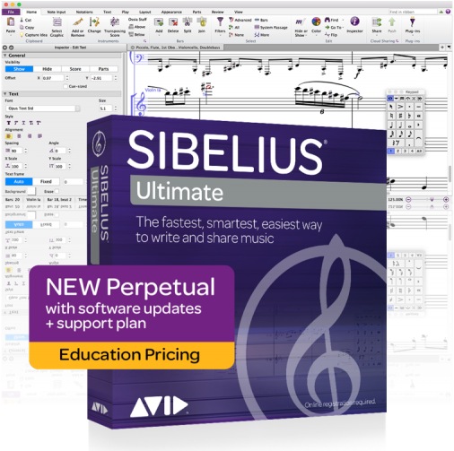 Actual product image Avid Sibelius Ultimate Education + PhotoScore and NotateMe and AudioScore Ultimate (unlimited)