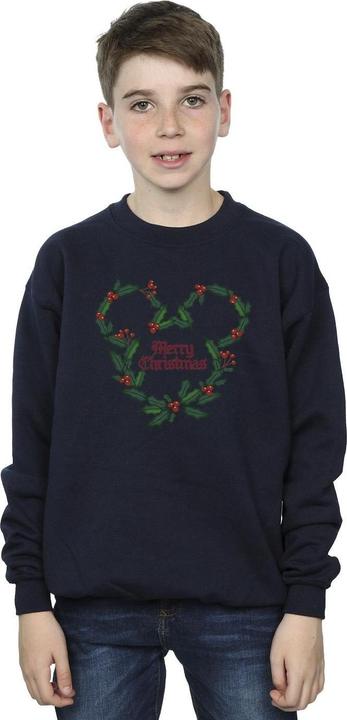 Produktbild Disney Mickey Mouse Merry Christmas Holly Sweatshirt Jungen (140, 146)