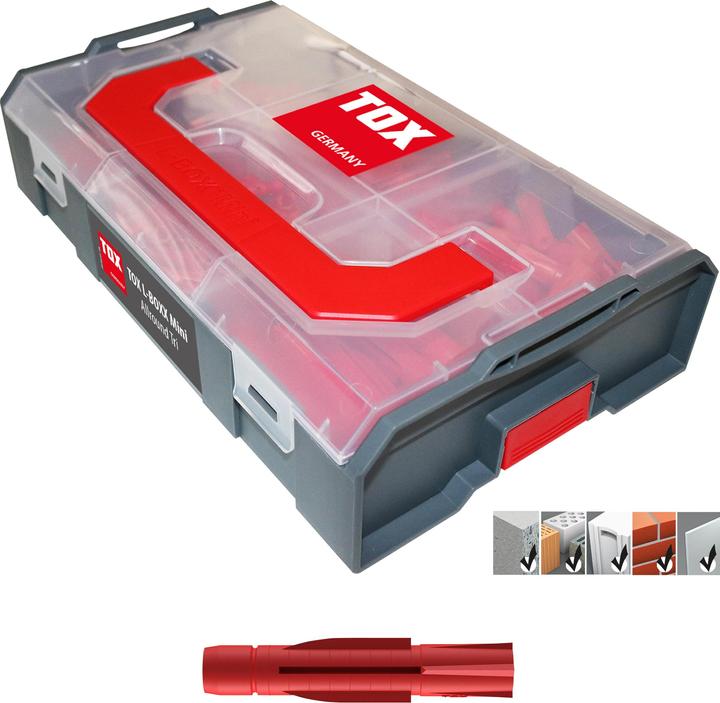 Tox Assortimento di tasselli L-Boxx Mini Allround Tri, 266 pezzi (266 pz.)