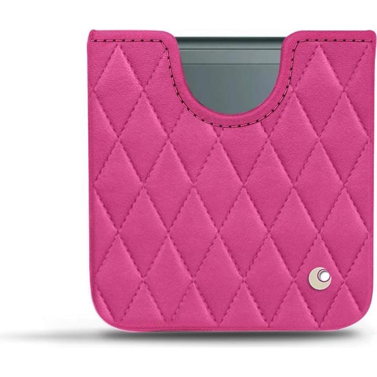 Noreve Lederschutzhülle Samsung Galaxy Z Flip3 (Samsung Galaxy Z Flip3), Smartphone Hülle, Rosa