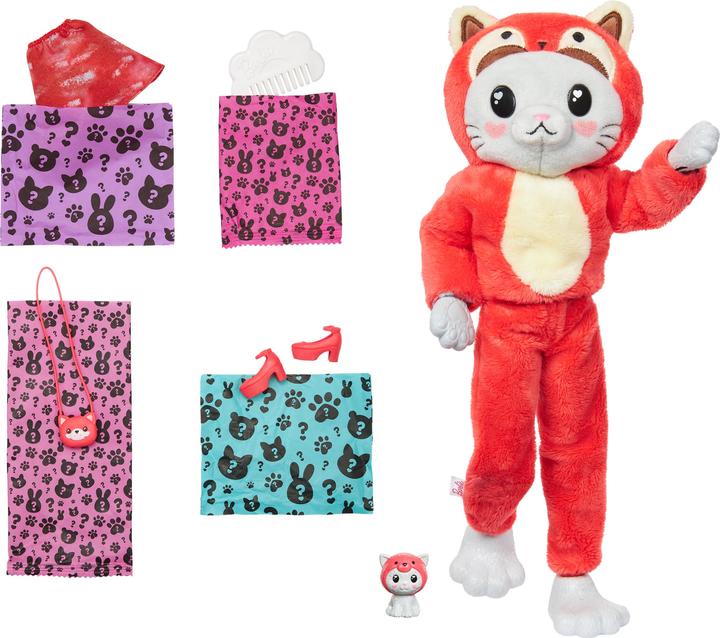 Actual product image Barbie Cutie Reveal kitten panda doll