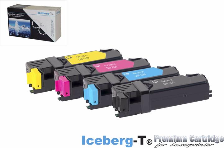 Produktbild Iceberg-T Toner SET Dell 1320 Set mit allen vier Farben (M, BK, C, Y)