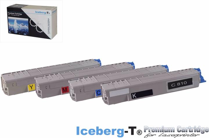 Immagine prodotto Iceberg-T Toner SET OKI C810 Set con tutti e quattro i colori (M, C, Y, FC)