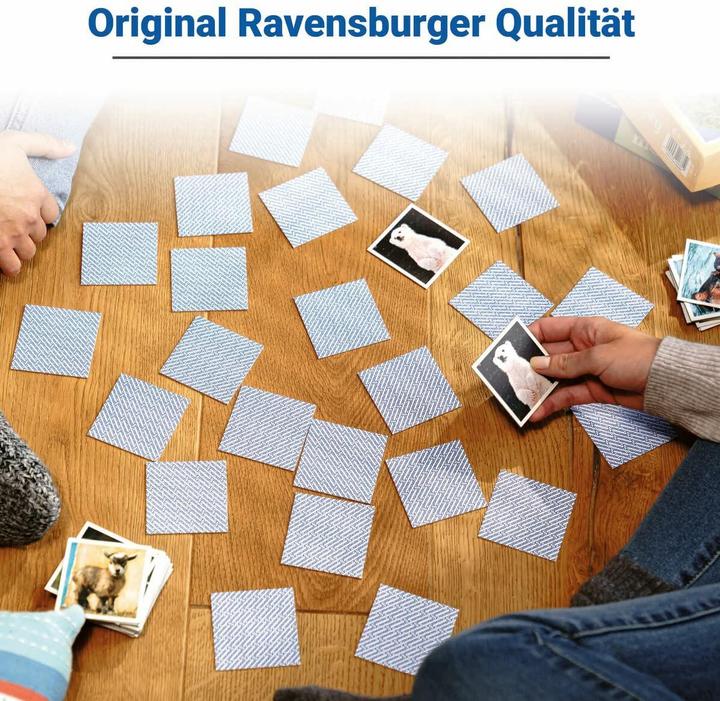 Produktbild Ravensburger Memory Tierkinder (Italienisch, Französisch, Deutsch, Englisch, Niederländisch, Schwedisch)