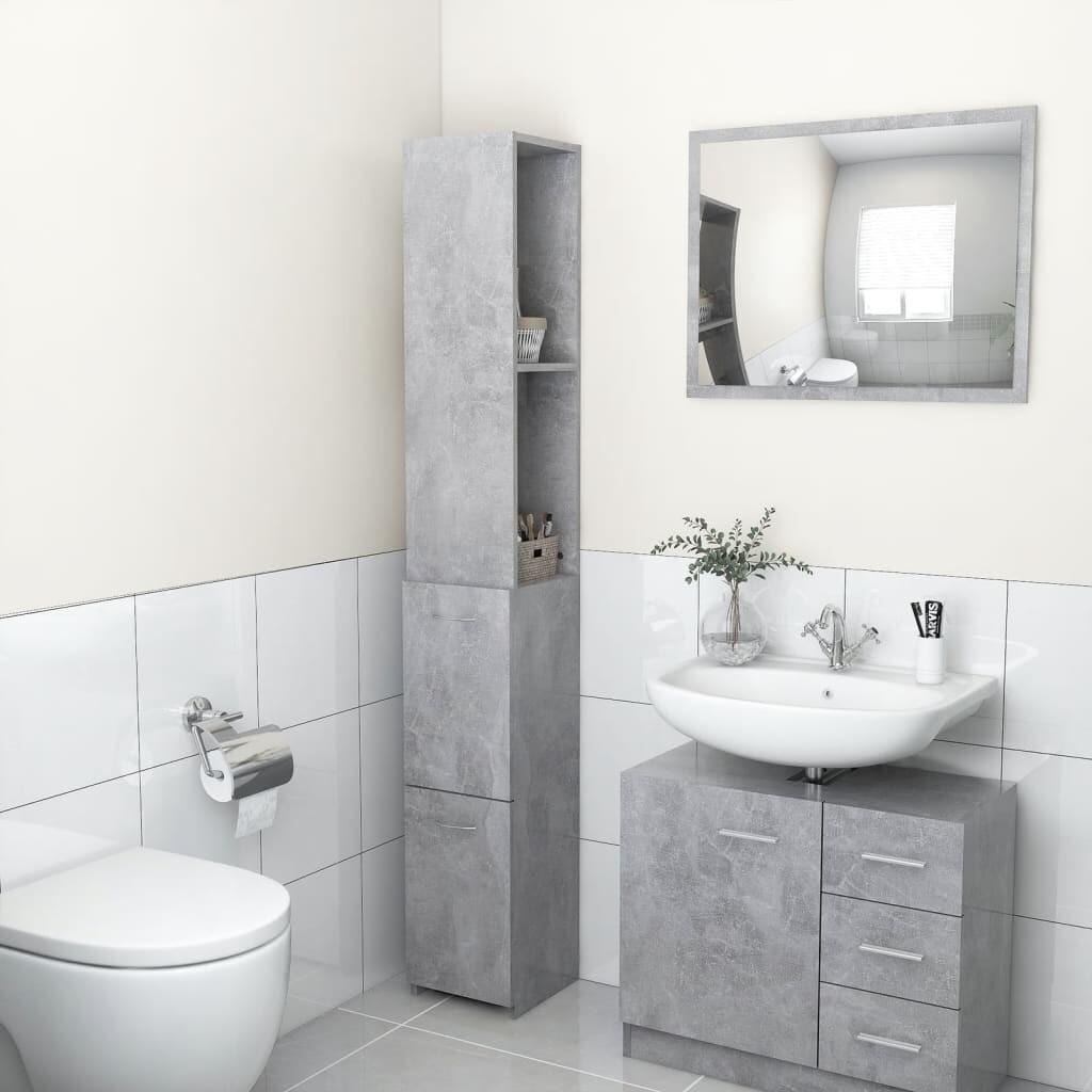 VidaXL, Badezimmerschrank, Aida (25 x 25 x 170 cm)
