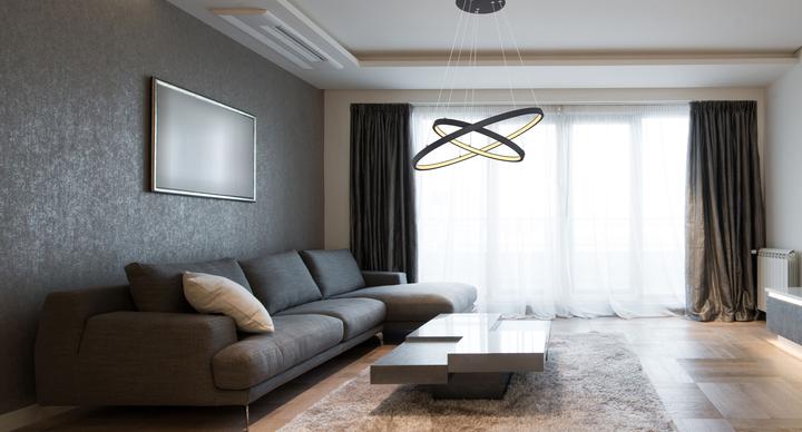 Produktbild Globo Hängeleuchte Ralph schwarz matt 1xLED (4620 lm)