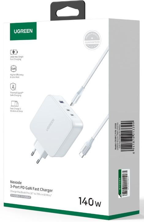 Actual product image Ugreen Nexode Bundle (140 W)