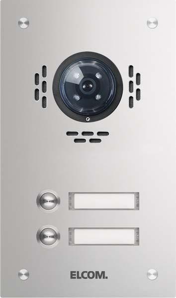 Actual product image Elcom ELCO TVG-2/1 door station ESTA Vid-BTC 2T/1R UP Ed