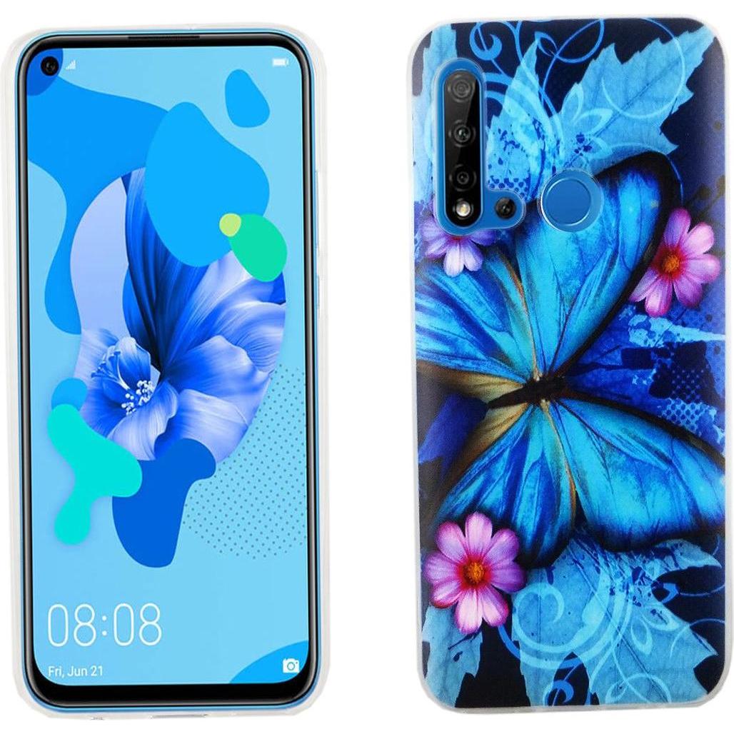 König Design Huawei P20 Lite 2019 Hülle Case Handy Cover Schutz Tasche Schutzhülle Etuis Blau (Huawei P20 Lite (2019)), ...