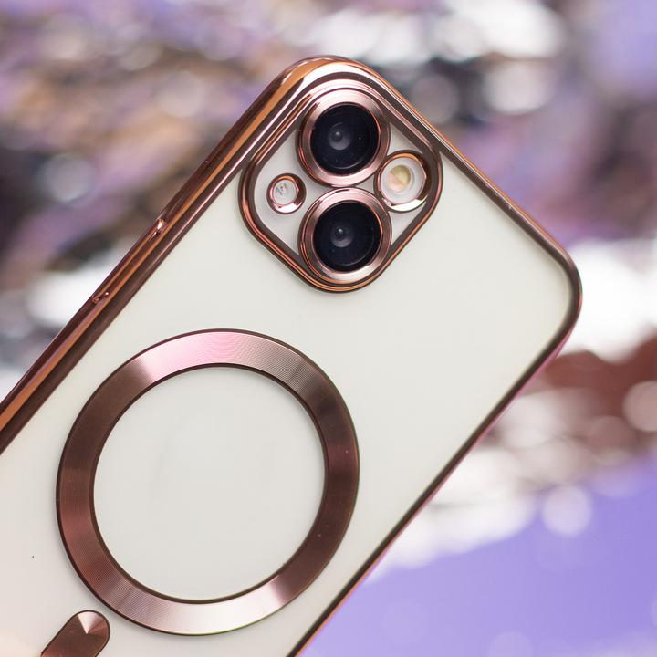 Produktbild OEM Color Chrome Mag case for iPhone 17 Pro Max rose gold (Apple iPhone 17 Pro Max)