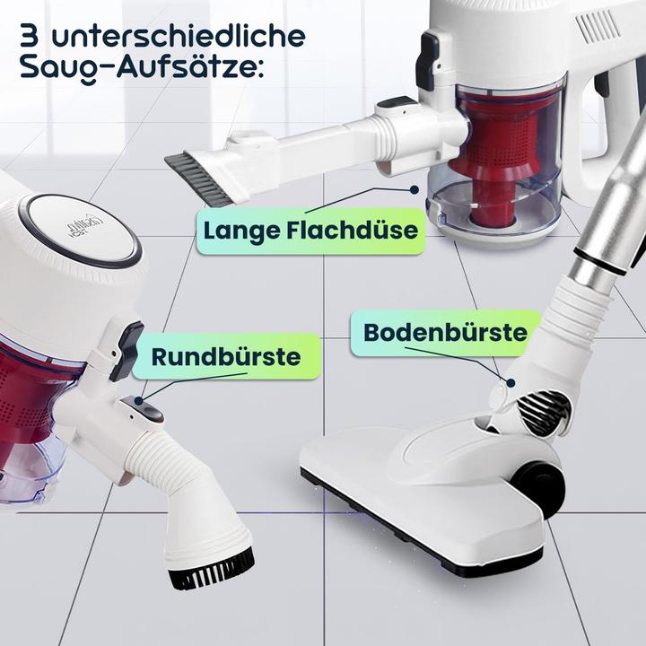 Actual product image Casativo 2in1-Zyklon-Staubsauger, 500W, 15kPa, HEPA, 800ml Behälter, 7m Kabel