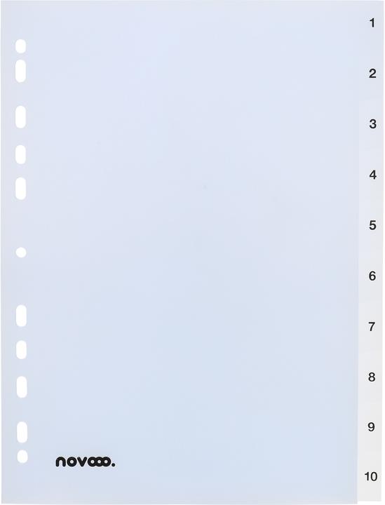 Actual product image Novooo Register PP transparent A4