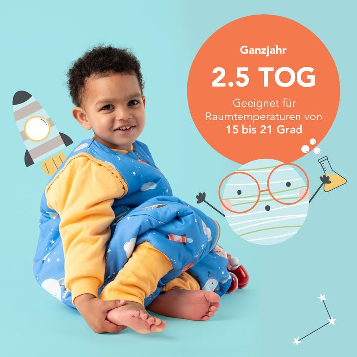 Image du produit Schlummersack Gigoteuse à pieds - 2.5 TOG toutes saisons (90 cm, 2.5 TOG, Toute l'année)