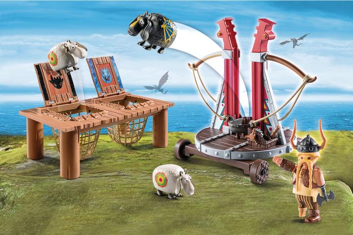Produktbild Playmobil Grobian mit Schafschleuder (9461, Playmobil Dragons)