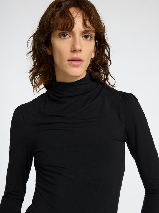 Produktbild Selected Femme Drapiertes Oberteil mit langen Ärmeln (M)