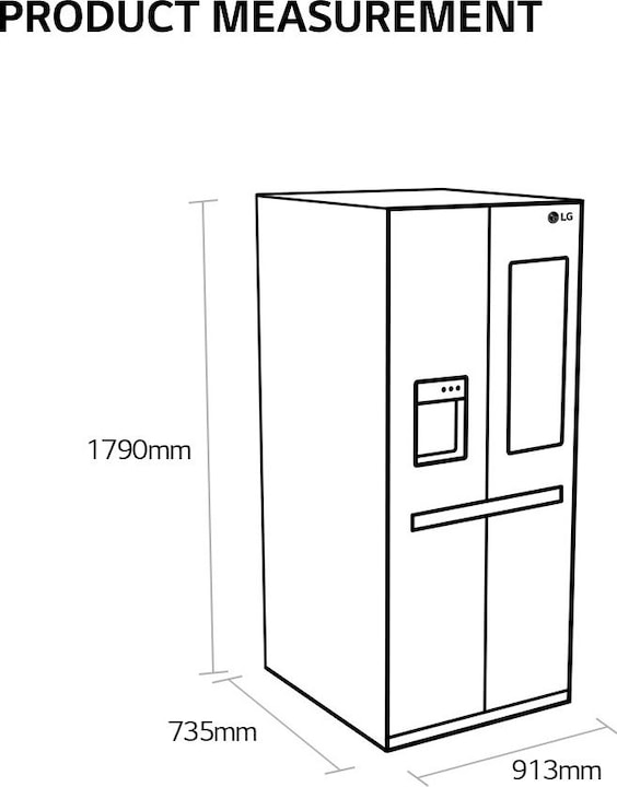 Immagine prodotto LG InstaView GSXV90MCDE (635 l)