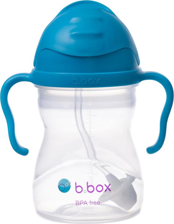 Image du produit B.Box Biberon innovant avec paille Cobalt Nouveau 240 ml 6 mois et + (240 ml)