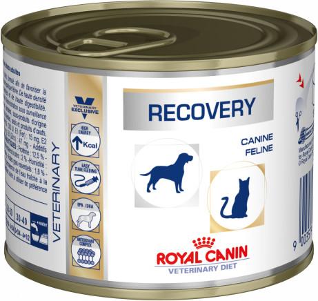 Image du produit Royal Canin Recovery Nourriture humide pour chiens et chats Mousse volaille porc (Adulte, 1 pcs, 195 g)