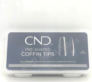 CND Preformed Coffin Tips 360ct