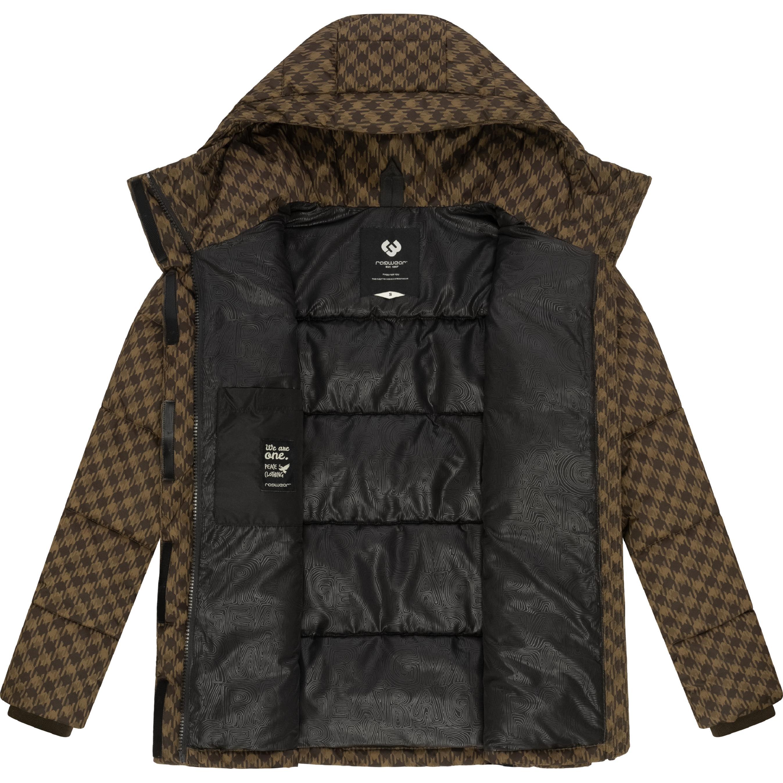 Thumbnail - Ragwear, Damen, Jacke, Wikesh Print (S), Braun, S