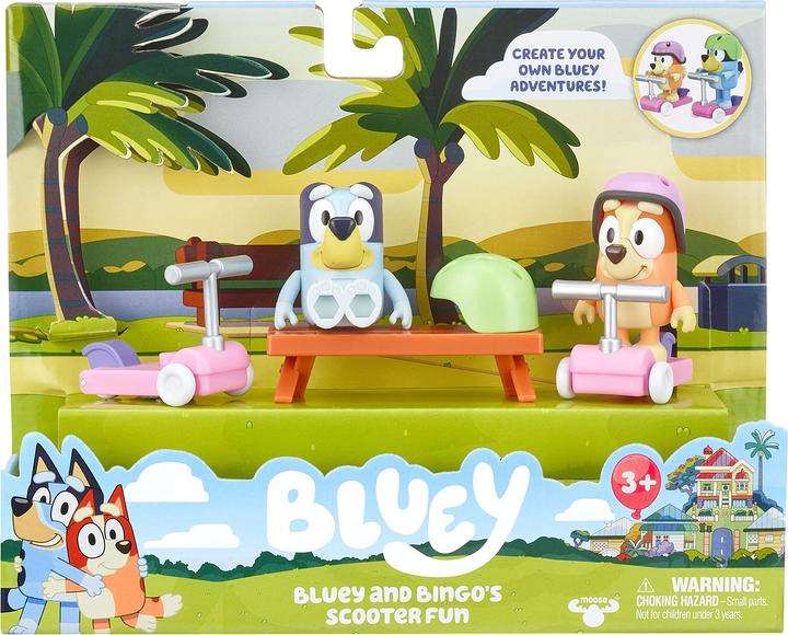 Actual product image Bluey Scooter time playset - (90164)