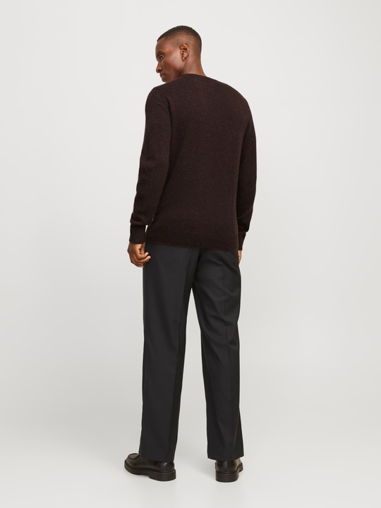 Produktbild Jack & Jones Einfarbig Strickpullover mit Rundhals Strickpullover mit Rundhals (XS)