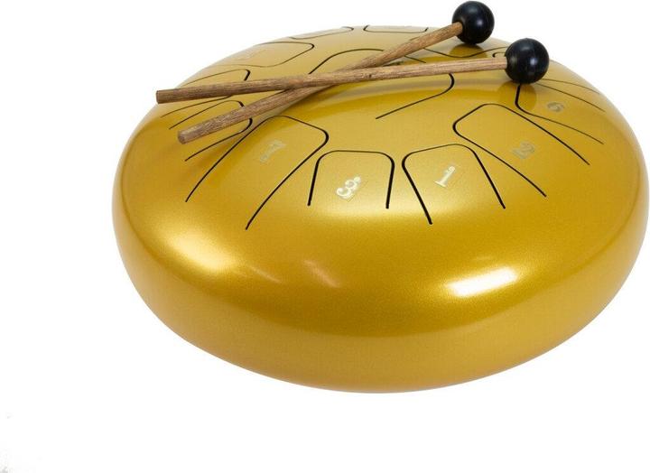 Dimavery TD-12, Steel Tongue Drum, gold