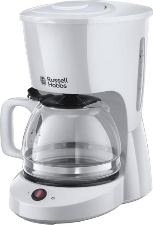 Russell Hobbs 22610-56 Textures Plus Glas-Kaffeemaschiene Weiss