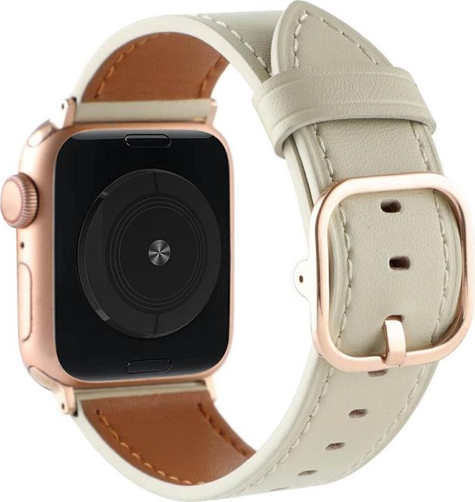 Actual product image Cover-Discount Apple Watch 42/41/40mm - Replacement strap leather (Leather)