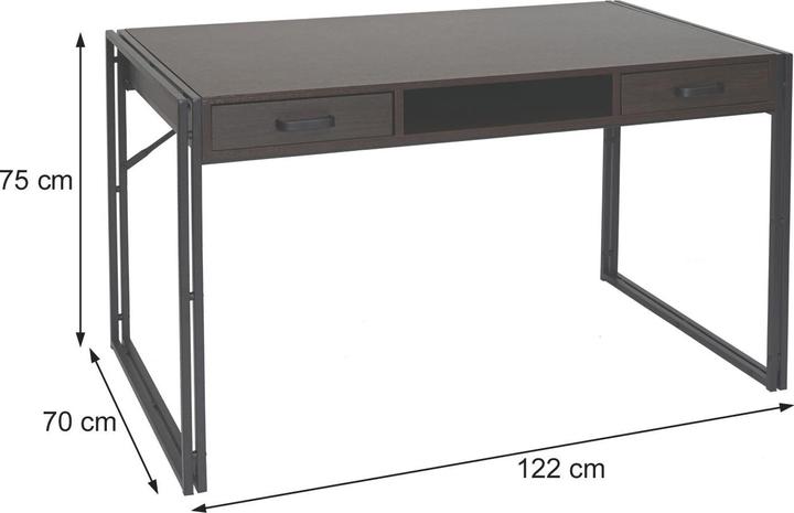 Produktbild JOHN316 Schreibtisch (122 x 70 x 75 cm)
