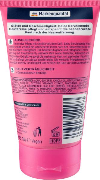 Image du produit dm Balea Hautcreme beruhigend (Crème pour le corps, 125 ml)