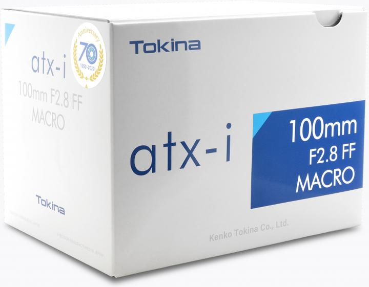 Produktbild Tokina ATX-I 100mm f/2.8 FF Macro Canon EF-Mount (Canon EF, Vollformat)