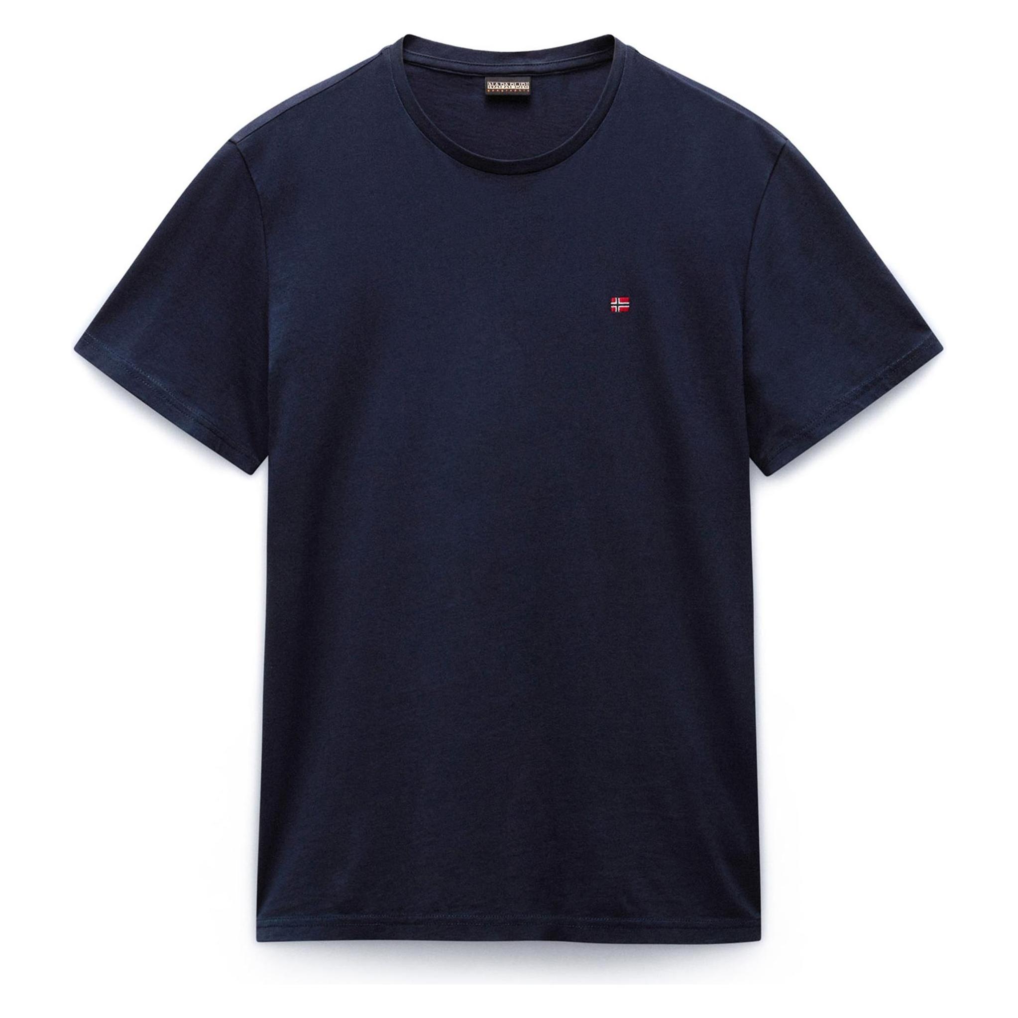 Napapijri, Mannen, T-shirts, Salis, Blauw, (Xxl)