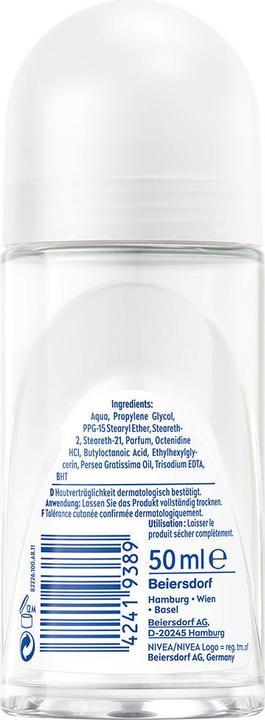 Actual product image NIVEA Fresh Pure Roll-on (Roll-on, 50 ml)
