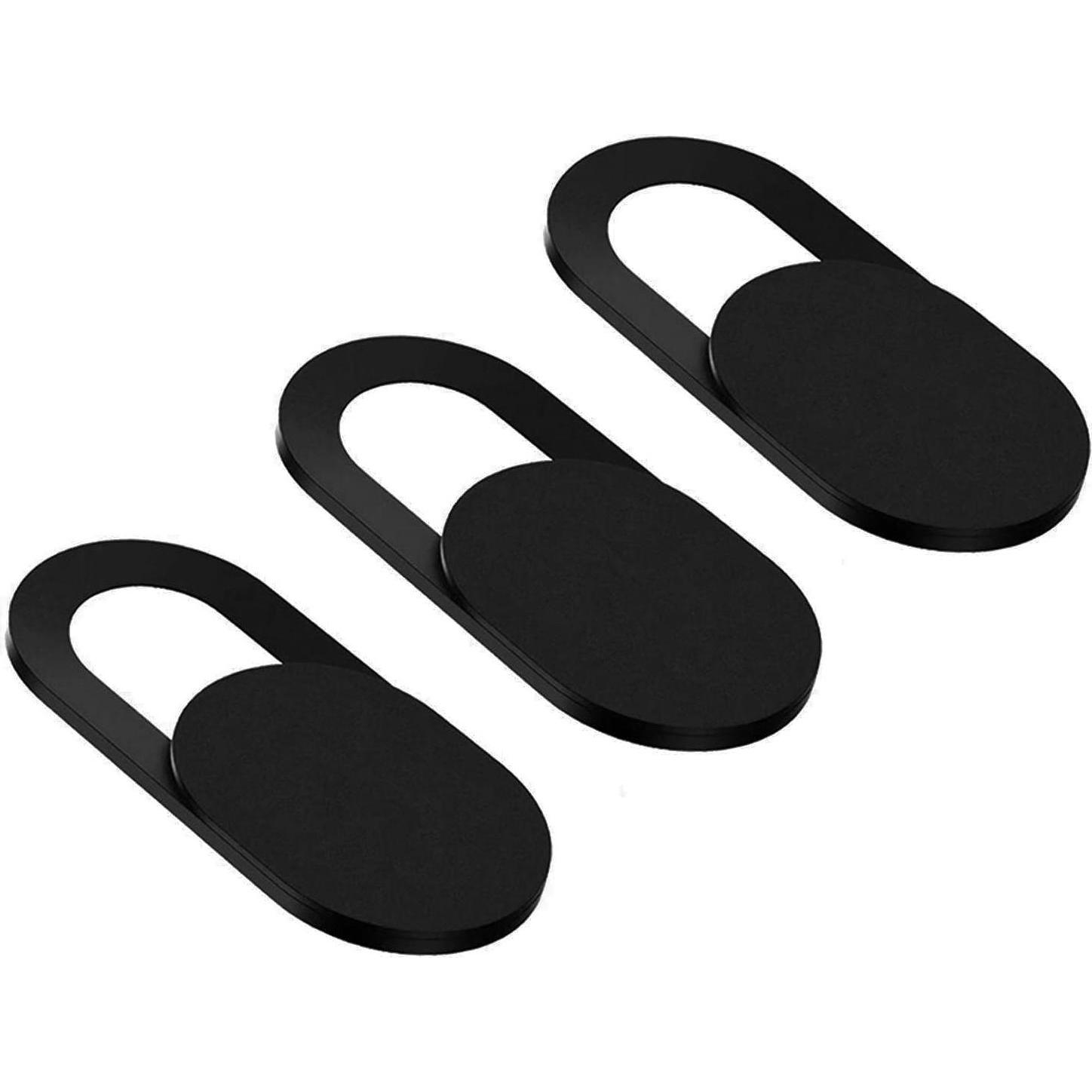 JTI Northio - 3x Webcam-Abdeckungen, Notebook Security, Schwarz