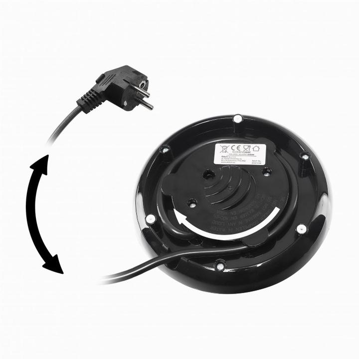 Produktbild Eldom kettle NELO, capacity 1.7 l, power 2000 W, black (1.70 l)