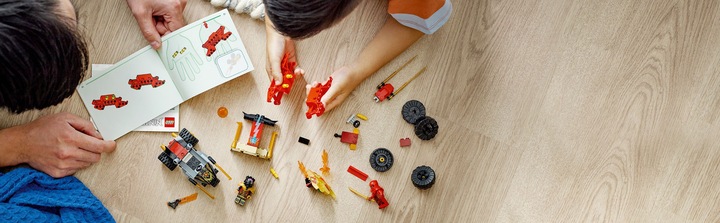 Immagine prodotto LEGO 71789 Inseguimento con lo speedster di Kai e la moto di Ras (71789, LEGO Ninjago)