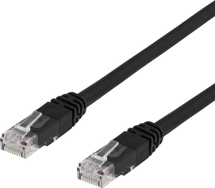 Immagine prodotto Deltaco Cavo patch U/UTP Cat6 LSZH 5m svart (U/UTP, CAT6, 5 m)