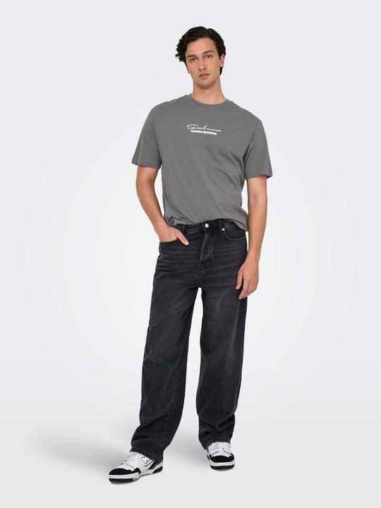 Produktbild Only & Sons Onskeane Rlx Ss Print Tee Noos (S)