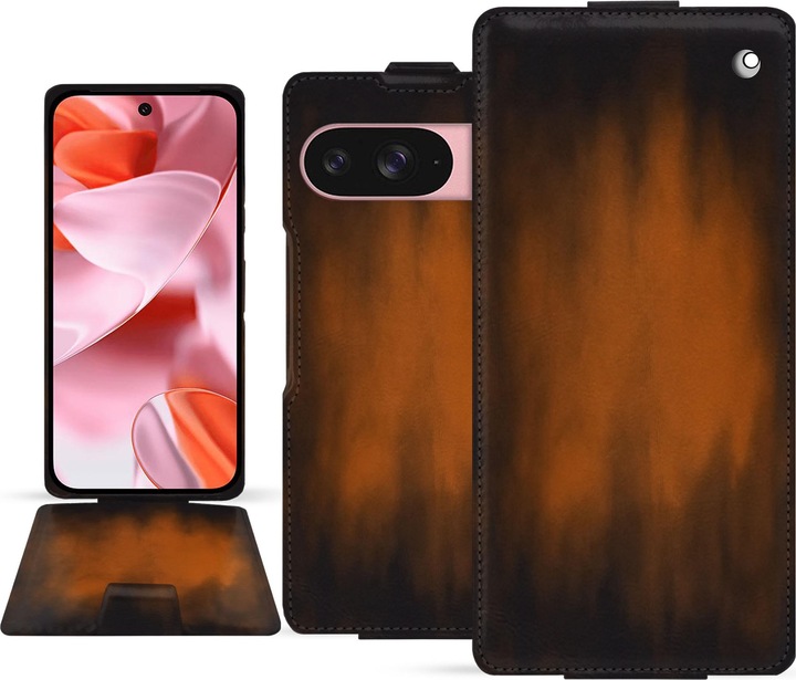 Actual product image Noreve Vertical leather shell (Google Pixel 9)