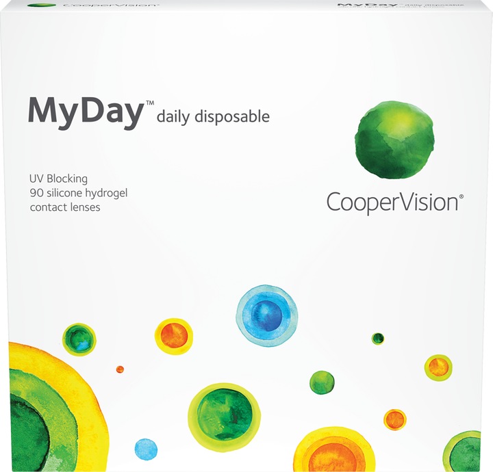 Actual product image MyDay Daily Disposables (90 Piece, Daily lens, Spherical)