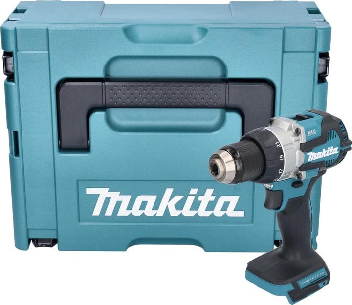 Actual product image Makita DDF 489 ZJ Cordless drill driver 18 V 73 Nm Brushless Solo + Makpac - without battery, without (Rechargeable battery operated)