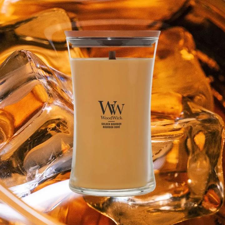 Actual product image WoodWick Golden Bourbon
