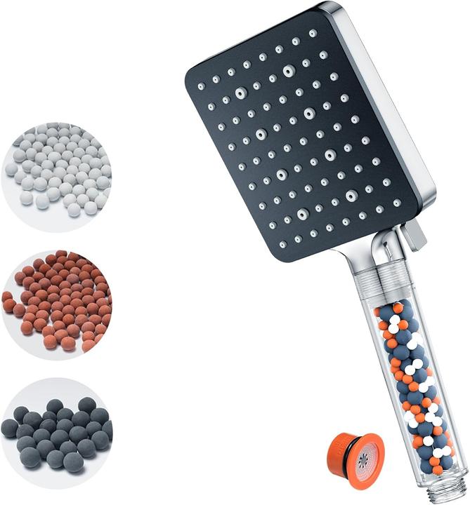 Produktbild Yeaupe Pro Duschkopf mit Filter (6 Strahlarten)