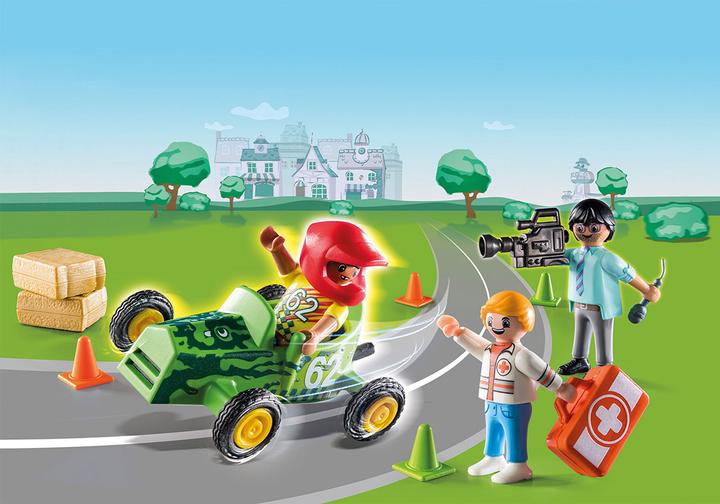 Produktbild Playmobil Notarzt Action: Hilf dem Rennfahrer. (70919, Playmobil Duck On Call)