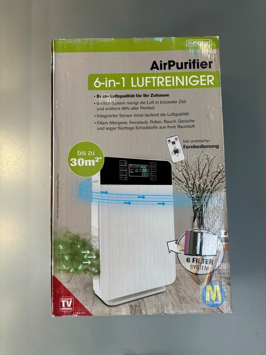 Actual product image Livington Air Purifier 6 1 (30 m²)